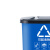 庄太太【40L黑灰其他垃圾】脚踏垃圾桶户外乡镇办公室塑料分类垃圾单桶