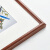 创赢字画框裱框书法国画框实木装裱框红木色9123放（60*120厘米） 胡桃色（圆面） 放（50*100厘米）