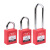 prolockey 洛科工业级安全挂锁绝缘塑料锁子电力设备锁安全隔离锁具定制定制需报价 P76SS