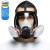 锐麻 7800防毒面具全面罩喷漆化工防尘全面罩 7800面具+7号滤毒盒 
