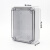 室外防水盒IP67户外防水接线盒透明盖ABS塑料密封盒防水箱 仪表盒定制 175*125*75
