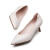 Senda/森达新款商场同款性感尖头细跟女单鞋3RF01AQ9 米白色 34