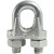 艾科堡 镀锌钢丝绳卡头M18（5个装）铁U型夹钢丝夹卡扣扎头锁扣 AKB-KT-11