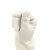 冰禹 BYlf-645 加厚清洁手套 防滑耐磨橡胶劳保防护手套 38cm白色丁腈 L码（5双）