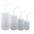 午励 冲洗瓶 塑料白色弯头管洗瓶 带刻度LDPE冲洗瓶 加厚 500ML（3个） 