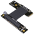 PCIe x8延长转接线 支持NVMe固态硬盘接口PCIE 4.0x4全速 R48UL 4.0 附电源线 15cm