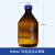 蜀牛 透明茶棕色高硼硅玻璃蓝盖试剂瓶密封瓶带刻度螺口丝口蓝盖瓶 中性料棕色2000ml