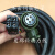 伺服电机动力线18-10S 电源插头D-5 FANUC4芯电缆线 黑色 5米 x 其他