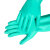 谋福丁腈橡胶手套防滑耐油耐酸碱 耐磨工业劳保防护手套（蓝色款 小号）167