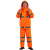 大杨RF715牛津布双层反光雨衣雨裤套装 橘色165以下 防汛救援分体透气安全警示服 定制