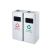 庄太太【A98A分类垃圾桶】不锈钢分类垃圾桶环保可回收不可回收果皮箱户外室内物业二分双筒