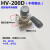 HV-200D/B手转阀 气源切换转换阀 气缸控制器开关HV-02/03/04 HV-02+3个10mm气管接头+1个消音