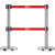 质尊 隔离伸缩带栏杆 一米线警戒线围栏 不锈钢双层3米 1根