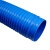 pvc波纹管蓝色橡胶软管排风管雕刻机吸尘管通风软管排气管伸缩管 ONEVAN 140mm*1米