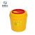 米奇特工（Agents mickey）圆型利器盒 卫生所锐器盒 小型废物桶医院诊所科室 黄色 圆形利器盒2L（10个）