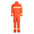 优普泰抢险救援服17款消防救援服阻燃服冬季套装 橙色 XL