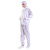 安美尚（ams）白色条纹防静电分体服带帽 无尘车间实验室防尘工作服 XL码