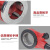 耐用型4分-1.2寸扳牙套丝机 铰螺纹手动套丝机铁管镀锌管水管套丝 红色手动套丝机4个头+工具箱