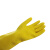 海斯迪克 HKW-93 胶皮牛筋乳胶手套 工业劳保手套 洗碗手套32cm L（50双）