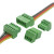 15EDGKP-2.54mm免焊对接对插式2EDGRK插拔绿色接线端子插头插座套 5p对接整套