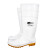 朗莱斯特高筒雨鞋LL-1-05劳保PVC耐酸碱防护靴温氏养殖场防滑水鞋 白色 40 