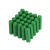 绿色塑料膨胀胶粒6厘8厘 连体胶栓胶粒6mm8mm墙塞胶塞 M6M8膨胀管 8厘 1盒装