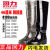 定制适用上海回力雨鞋加长高筒水靴男士防滑防水鞋工作雨靴钓鱼劳 8199黑色 超高筒 42