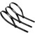 可松式活扣尼龙扎带可退式扎带重复使用自锁式尼龙扎带束线带定制 5*200黑色mm