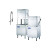 FOSTER AM60K 提拉式洗碗机连花洒龙头 HOBART系列含异地安装运输 不锈钢色