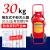 手推车式干粉灭火器20kg35kg50公斤泡沫水基大型仓库工厂厂房专用 30公斤推车灭火器（加强版