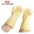 惠象 京东工业自有品牌  胶皮手套 加厚乳胶手套工业耐酸碱手套 L码  S-2022-232-L