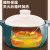 康舒（KANGSHU）砂锅家用大容量炖锅煤气灶专用耐高温煲汤锅干烧不裂瓦罐沙锅 月白盖蓝砂锅（3-5人） 3800ml