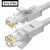 Cable Cat6 Lan Cable UTP RJ45 Net Round Cable-Gray 2m