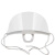 广渤 防雾透明口罩餐饮微笑厨师面罩防唾液酒店厨房餐厅防口 水口罩 50只/袋装  透明色 