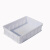 塑料周转箱长方形加厚物流箱收纳箱白色塑料箱带盖储物箱物料 外径：44*33*10cm 白色无盖（级PE料）