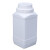250ml毫升大口方瓶工业级加厚密封全规格方瓶实验瓶大口径塑料瓶液体粉末分装瓶 250ml-白色（1个装）