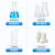 三角烧瓶胶塞玻璃试管硅胶塞盖子 锥形瓶容量瓶塞 带砂芯实验室 砂芯锥形瓶塞 24-32mm 1个