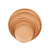 纪文日式木质盘子家用圆形木制托盘圆盘茶水杯盘榉木收纳水果盘点心盘 榉木圆盘20CM*2