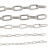 筑筠 链条 金属铁链链条 304不锈钢防盗链锁  单位/条 直径5mm长5米 
