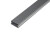 稳斯坦 铝合金方形线槽 地面压线槽 布线电缆明装走线槽 80*50 (1米) WJL102