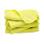 食安库（SHIANKU）超细纤维珍珠抹布 工厂药厂车间 无尘布不掉毛清洁毛巾 黄色10条装（30*70cm）