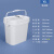 水杉10L长方形塑料桶油漆涂料包装桶 五金螺丝粉末 桶猫砂桶