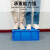 欧杜 周转箱塑料盒子长方形户外手提螺丝盒收纳零件盒EU箱物流胶框胶箱 CS1#小号箱156*101*53mm(蓝)/5个 4天
