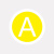 阿力牛 ABS121 机械设备安全标识牌 设备标签提示牌 防水防油标识牌  A直径30mm(10个装)