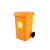 庄太太【100升黄色口罩专用】医疗垃圾桶黄色诊所用脚踏式医疗废弃物垃圾桶摇盖大小号