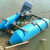 定制浮桶泥浆泵浮筒铁浮体空心浮船河道清淤鱼塘抽立式泥沙泵高扬 6寸22千瓦浮桶