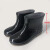 胜丽 雨鞋男款 低筒防水雨靴 防滑耐磨耐脏 劳保水靴  FPD020M 黑色 40码 1双装