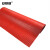 安赛瑞 10KV高压绝缘地垫（1×5m）10KV高低压配电室橡胶板配电室绝缘胶板红色横纹 17333