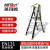 英司腾 铝合平台梯登高梯带护栏可移动工业级爬梯欧盟EN131标准IT-152ED8