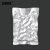 安赛瑞 纯铝箔平口真空袋 抽真空包装袋加厚锡箔 锡纸塑封袋 6×8cm 100个 25252